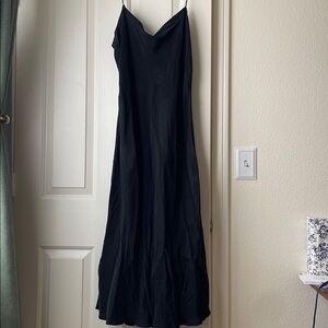 Midi Black JCREW Slip Dress